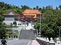 2006年、尚志橋上より望む美崙山忠烈祠堂。