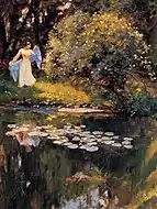 庭園で (1890)