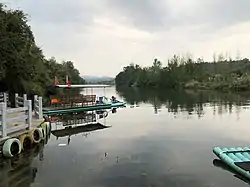 沮河と回龍湾風景区