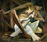 イェジー・ヒュルウィッツ（ドイツ語版）『レダと白鳥』1928年 ワルシャワ国立美術館所蔵