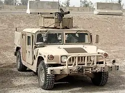 M134を装備したハンヴィー
