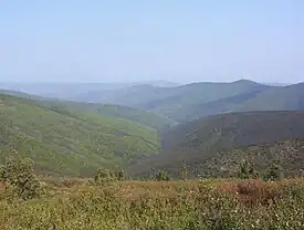 域内のハンカー川渓谷