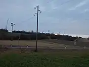 ヨーロッパの電柱 (15000 V)