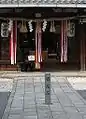 神社の百度石(片埜神社・大阪府枚方市)