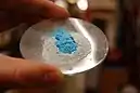 無水物に水を滴下