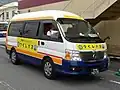 兵庫中央バス運行当時の車両（2010年）