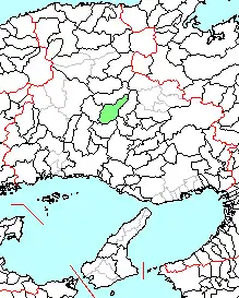神崎町 県内位置図