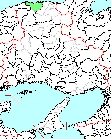 香住町、県内の位置