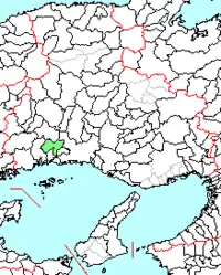 龍野市の位置