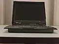 バタフライキーボードが展開し終わった状態