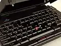 動作途中のバタフライキーボード