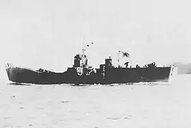 全力公試運転中の第149号輸送艦(1943年2月16日)#写真日本の軍艦第13巻235頁の写真解説。