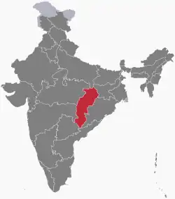 インド国内の位置