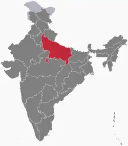 インド国内の位置