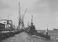 初代ラハヴ"S-73"(S級潜水艦)。1960年。