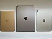 iPadとiPad Pro(2018年)の背面