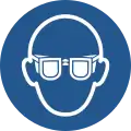 M004 – Wear eye protection