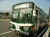 過去所属路線バス車両（いすゞジャーニーK 富士重工6Eボディ 2005年8月撮影、2012年廃車）