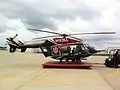 台車に乗せられたスキッド式のEC145