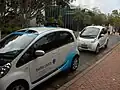 ベタープレイス社とクーロン・テクノロジーズ社（"ChargePoint"の文字）のリース版