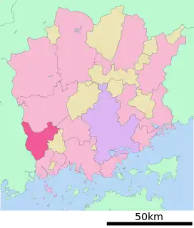 井原市位置図