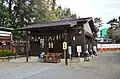 仮本殿（2021年時点）