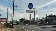 古河市中田付近