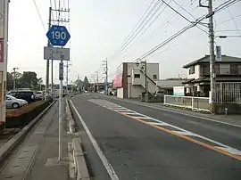 茨城県区間：古河市久能（2011年5月撮影）