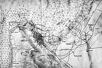 イブラヒム＝エル＝アワルによるハイファ砲撃計画図面