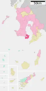 指宿市位置図