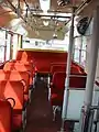 路線バス車両の車内