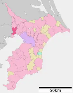 市川市位置図