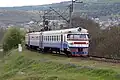 インケルマーン第1駅(インケルマーン)・メケーンジイェヴィ・ホルィー駅(セヴァストーポリ)間を走るЕР1型電車