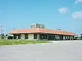 伊江島空港の管理区域側から撮影