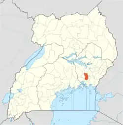 イガンガ県の位置