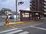 赤岩口方面乗り場（2010年1月）