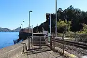 駅入口（2019年12月）