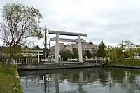 南の一の鳥居(神栖市息栖)息栖神社一の鳥居を代用。