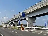 有料区間起点の生駒IC豊田市生駒町