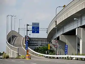 生駒インターチェンジ（2020年（令和2年）8月）