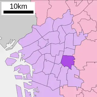 生野区位置図