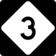 North Carolina 3 sign
