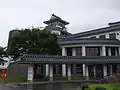 城郭風の田舎館村役場