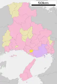 稲美町位置図