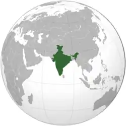インドの位置