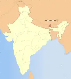 インド国内の位置