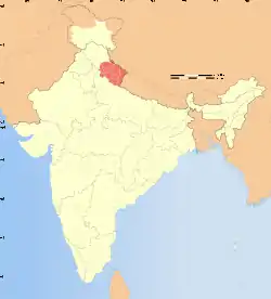 インド国内の位置