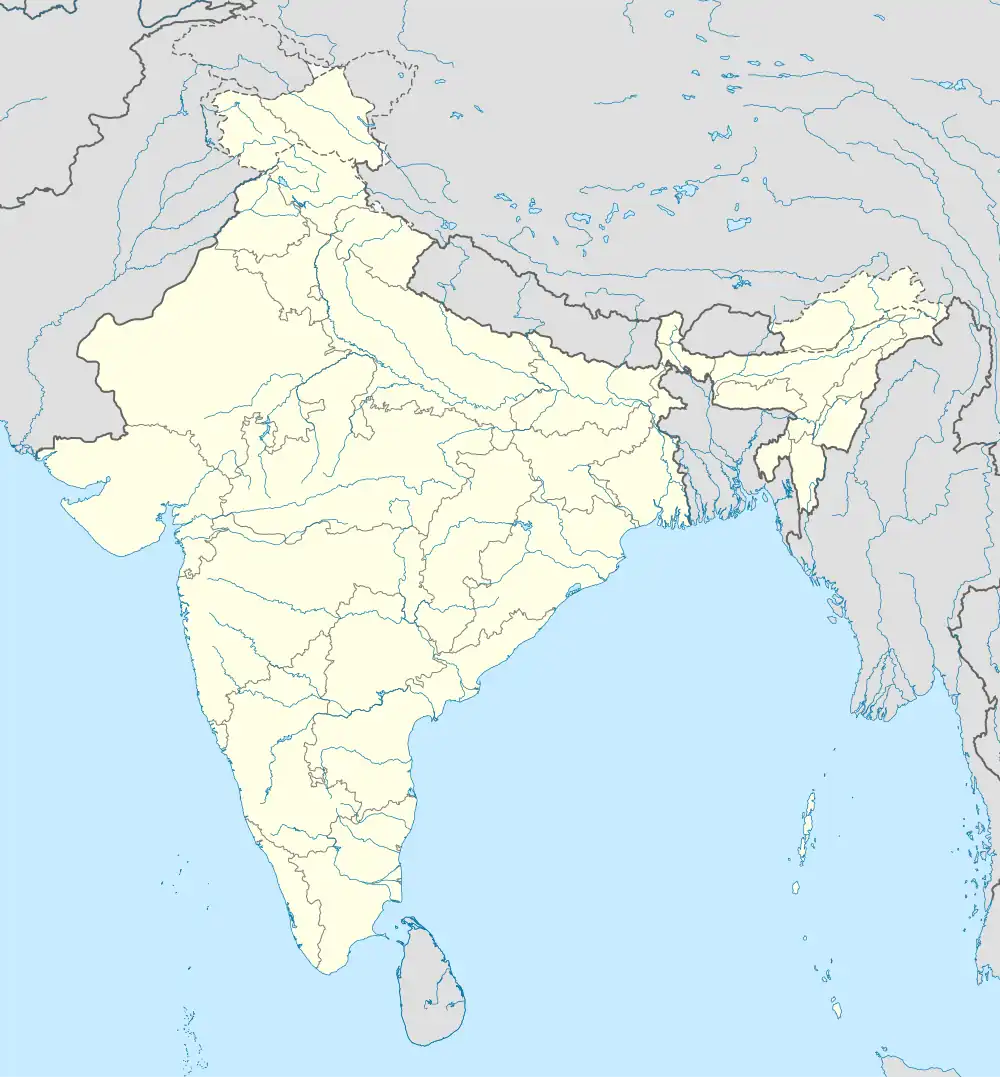 インディアン・プレミアリーグの位置(インド内)