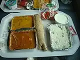 車内で提供される食事