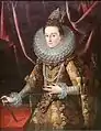 『イサベル・クララ・エウヘニア』（1599年、フアン・パントーハ・デ・ラ・クルス）